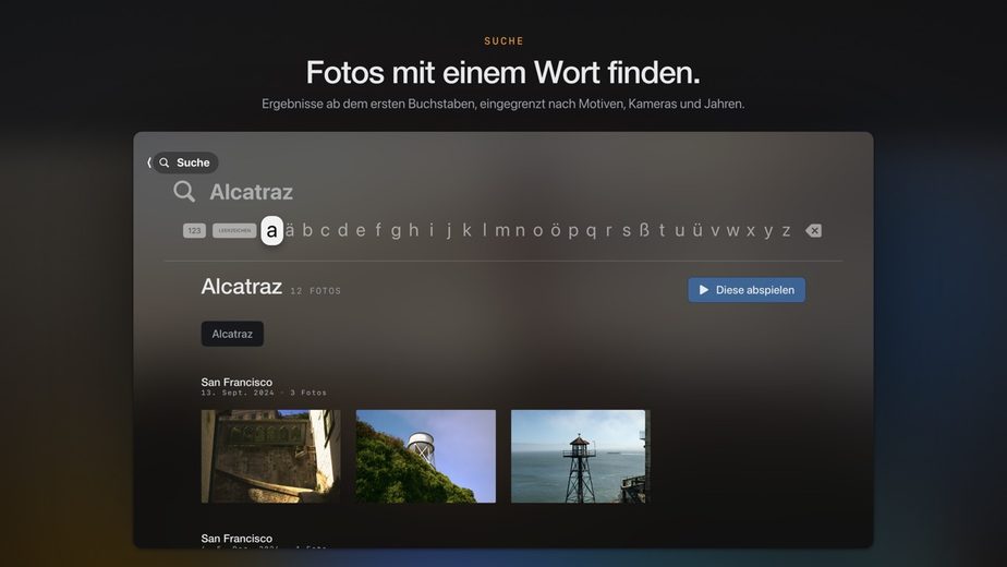Apple TV, Bildschirmfoto 6 von 7